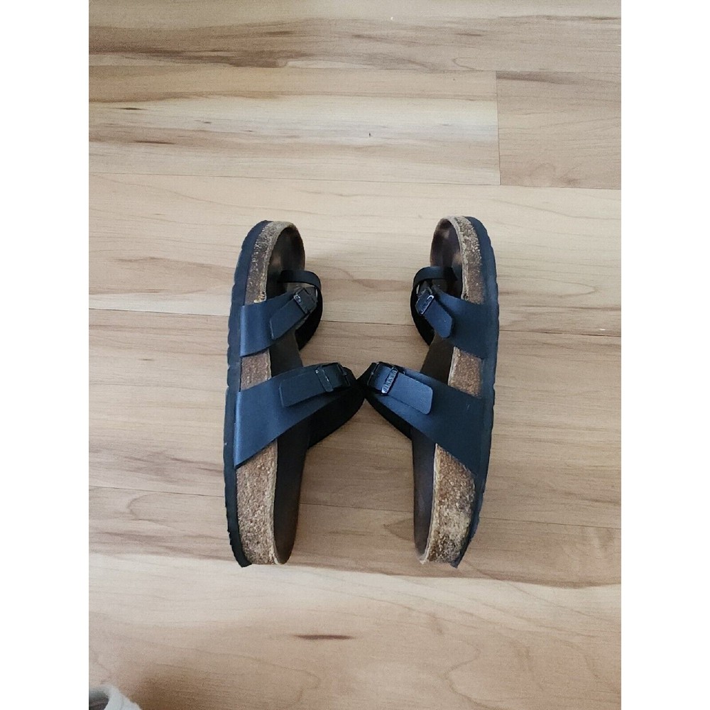 Birkenstock Mayari Birko Flor Sandals - Black Women's Sz 38 US 7 - Picture 5 of 10